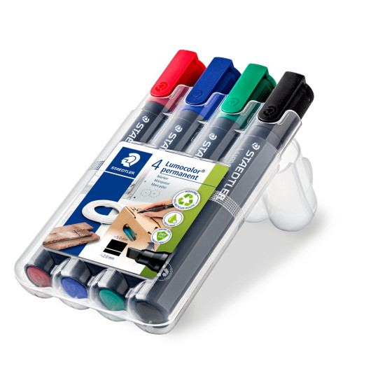 Set 4 marker permanent vf. tesit Staedtler Lumocolor