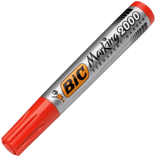 Marker Permanent Varf Rotund Bic 2000
